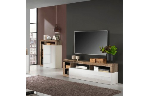 TV omarica z dvižnimi vrati, 184x58 cm HAMBURG 209030-01P