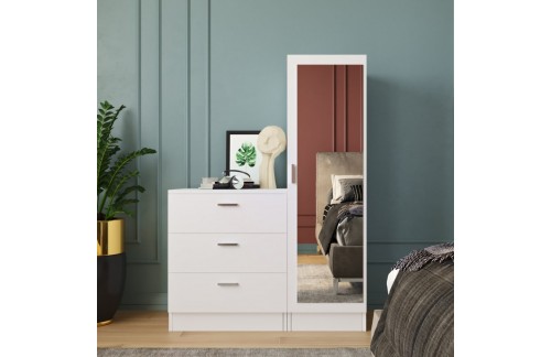 Večnamesnka omara Zanor (Bela)