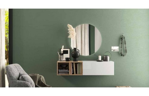 Viseča omarica bela/hrast INFINITY 2.0 900056-BIK