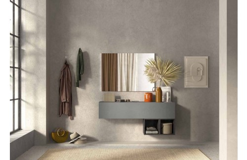 Viseča omarica v skrilasto/svinčeno sivi INFINITY 2.0 900055-ADPB