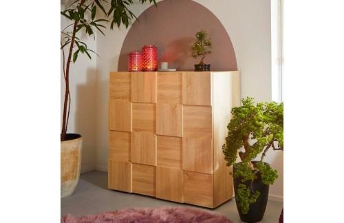 Visoka omarica s šahovnico 121x111 cm DAMA 201508-04