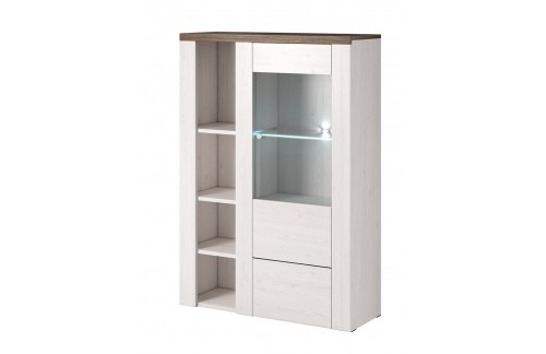 VISOKA VITRINA LARONA - MACESEN/SONOMA TARTUF