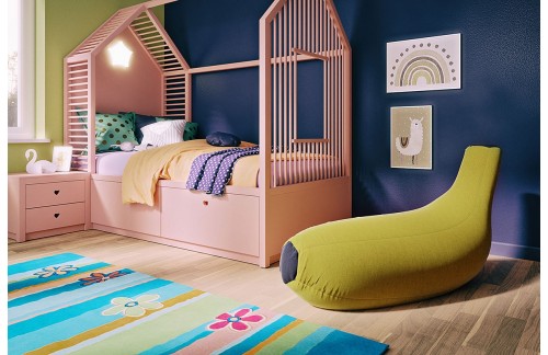 VREČA ZA SEDENJE SUMMER - RUMENA