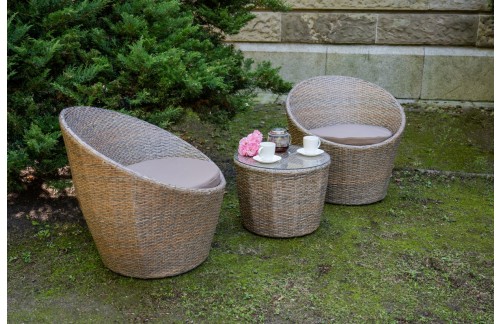 Vrtna garnitura MODICO (rjava)