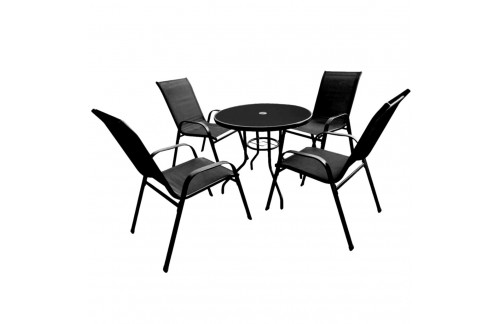 Vrtna garnitura Soriva 1 (ČRNA)