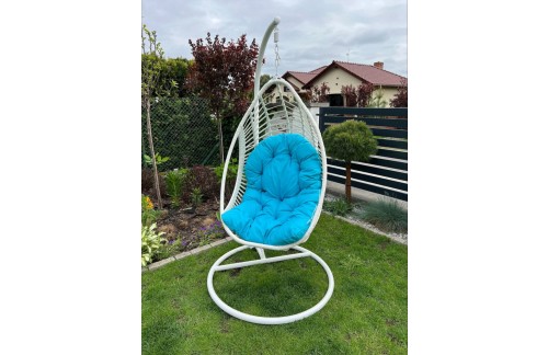 Vrtna gugalnica BELLISSIMO (bela/modra)