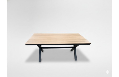 Vrtna miza Tavola (temno siva)