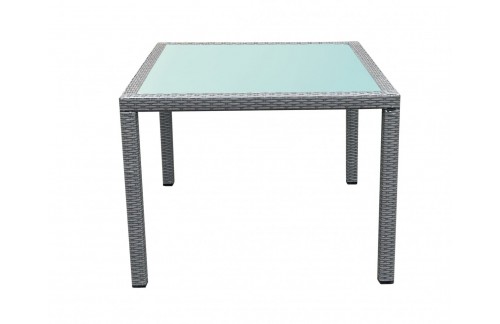 Vrtna miza TERROSA 100x100 cm (siva)