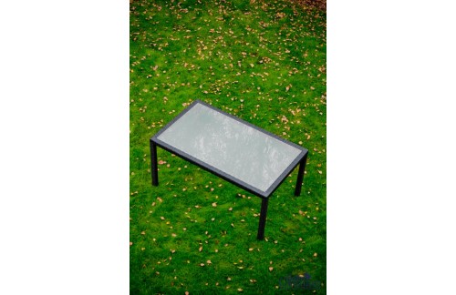 Vrtna miza TERROSA 150x90 cm (črna)