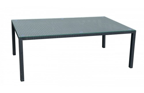 Vrtna miza TERROSA 200x100 cm (črna)