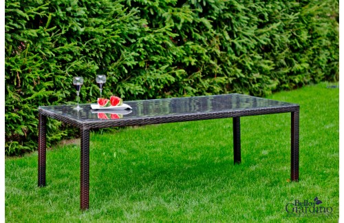 Vrtna miza TERROSA 200x100 cm (rjava)