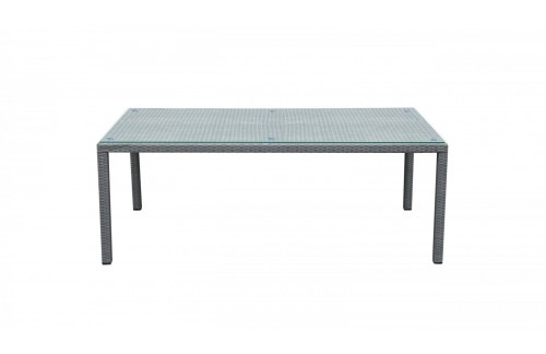 Vrtna miza TERROSA 200x100 cm (siva)