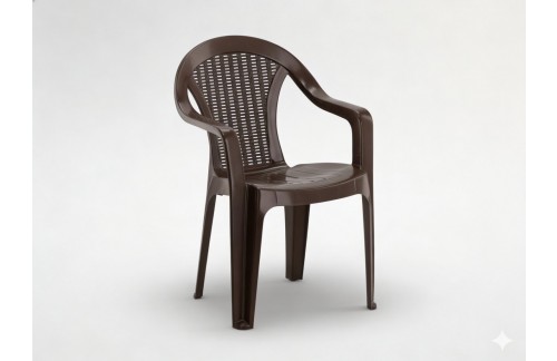 Vrtni stol Beno (rjava)