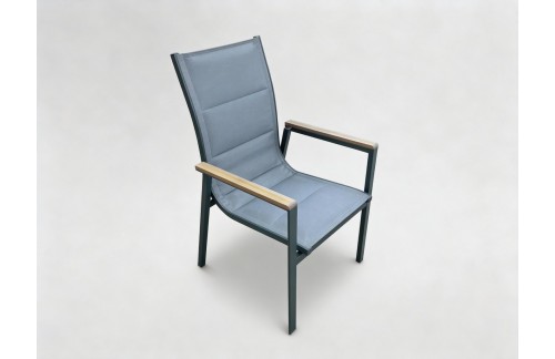 Vrtni stol Tavon (temno siv)