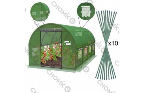 Vrtni tunel Heliro 4 x 2.5m (ZELENA)