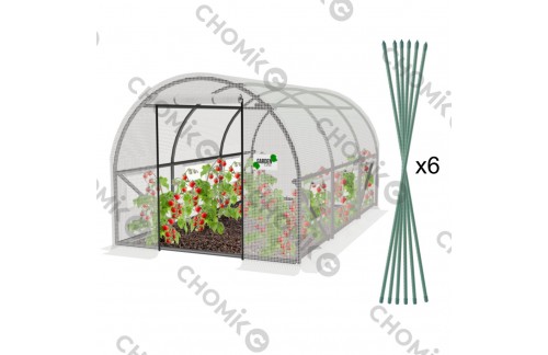 Vrtni tunel Rovila 3 x 2m (BELA)