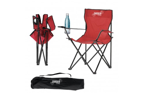 Zložljiv turistični stol Alen (rdeča)