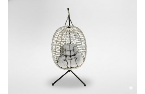 Zložljiv viseči fotelj Drim (siv)