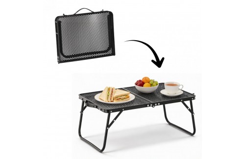 Zložljiva turistična miza Tavin (črna)