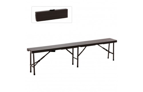 Zložljiva vrtna klop Navira (RJAVA)