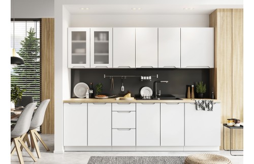 KUHINJE PO MERI: KUHINJA PO MERI ZOYA 2,6 M - VEČ BARV