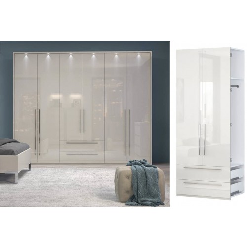 2-DELNA DODATNA GARDEROBNA OMARA S PREDALI PIANO DP22/PN