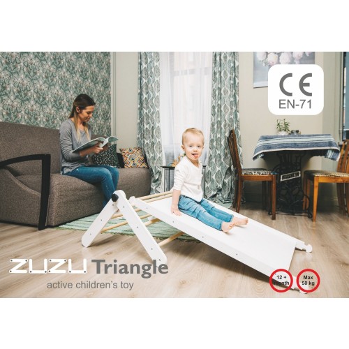 MONTESSORI 2-DELNI PIKLERJEV TRIKOTNIK Z DESKO 