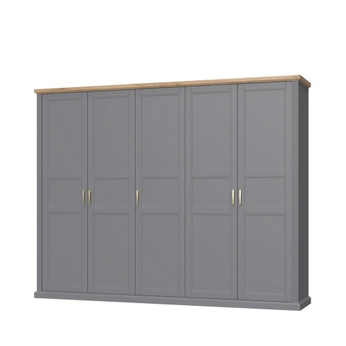 5-DELNA GARDEROBNA OMARA KALLA TARA-GRAFIT