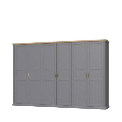 6-DELNA GARDEROBNA OMARA KALLA TARA-GRAFIT