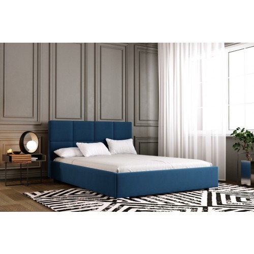 OBLAZINJENA POSTELJA BRIK Z DVIŽNIM MEHANIZMOM (VEČ BARV)