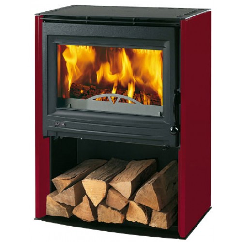 Kamin BOSTON 2 - bordo rdeč