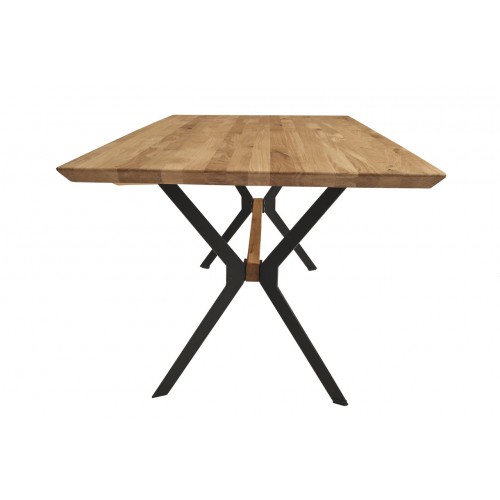 Kovinske nogice CROSS z leseno prečko za sestavljivo mizo CONNECT