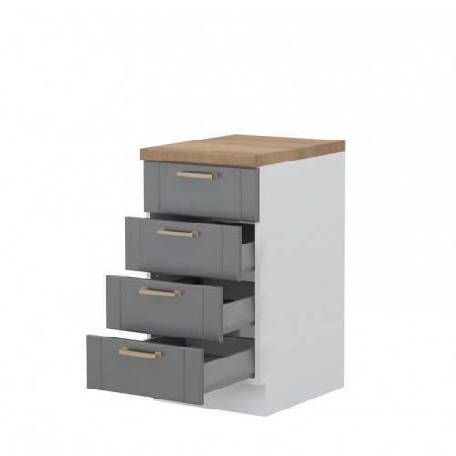 ELEMENT ZA KUHINJO TARA R-45-4MBOX S KOVINSKIMI PREDALI