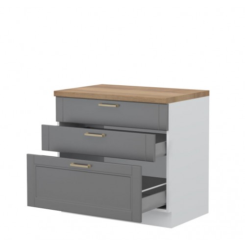  ELEMENT ZA KUHINJO TARA R-90-3MBOX S KOVINSKIMI PREDALI