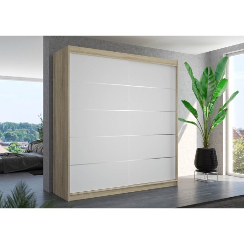 GARDEROBNA OMARA ESTEVA 200 CM (VEČ BARV)