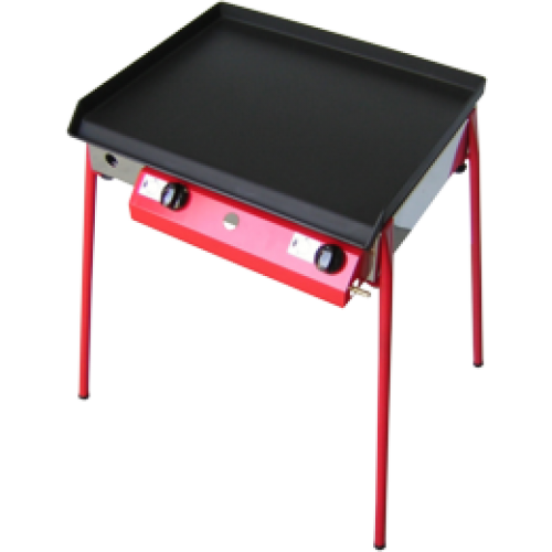 Plinski žar Gorenc, 51 x 40, Fe plošča, dva gorilnika, z nogami