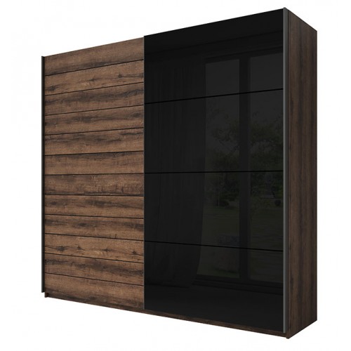 Garderobna omara Galant z drsnimi vrati (220 cm)