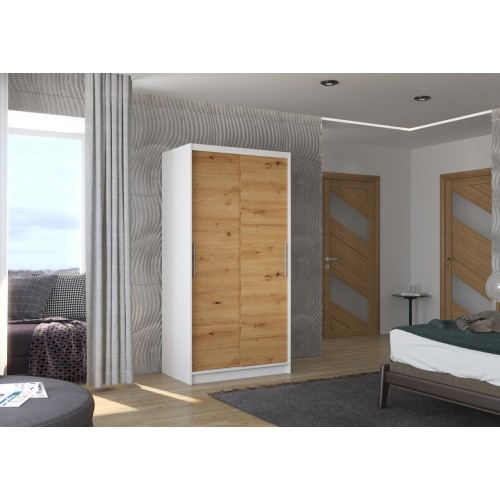 GARDEROBNA OMARA ASTEN 100 CM (VEČ BARV)