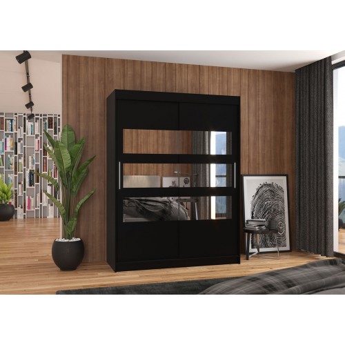 Garderobna omara z drsnimi vrati Florento (150 cm)