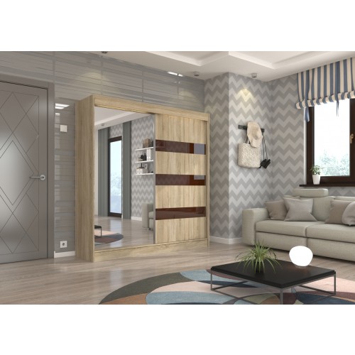 GARDEROBNA OMARA TOURA 200 CM (VEČ BARV)