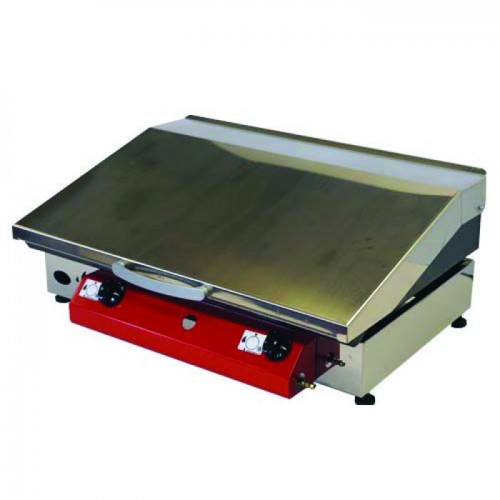 Namizni plinski žar Gorenc, 65×40, Fe plošča 5mm, dva gorilnika in pokrov 
