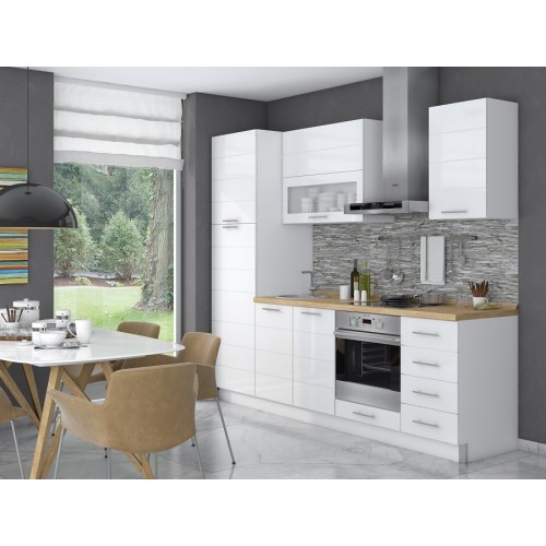 MODERJE KUHINJE JELA - Moderna Kuhinja Jela Highline 255 cm (TUDI PO MERI / NAROČILU)