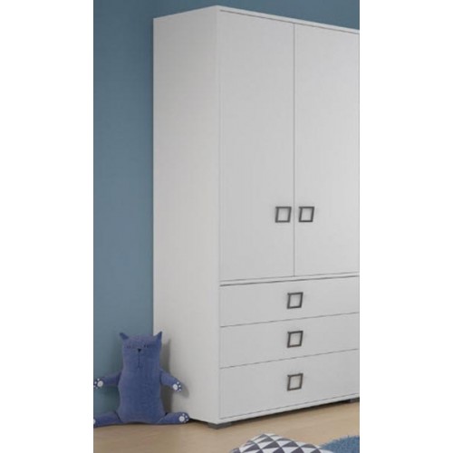 2-DELNA GARDEROBNA OMARA S PREDALI KIKI 236 cm (VEČ BARV)