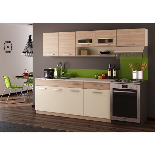 Kuhinja MORENO COCOBOLO 2,4 m - AKCIJA