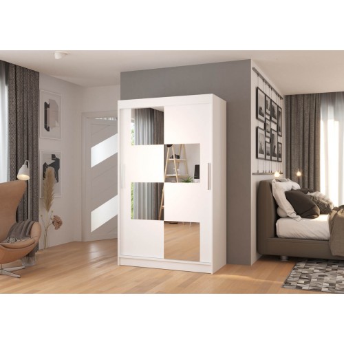 GARDEROBNA OMARA LUGANO 120 CM (VEČ BARV)