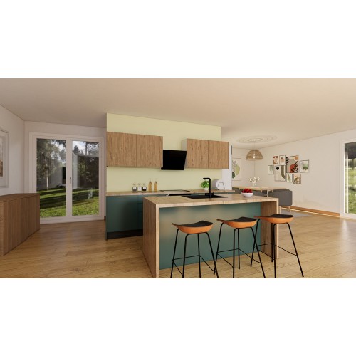 LUME HOME KUHINJA SELENE Z OTOKOM (TUDI PO NAROČILU)