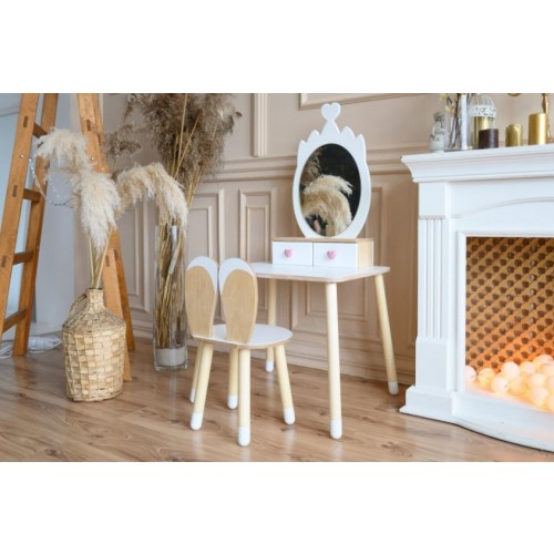 MONTESSORI KOZMETIČNA MIZICA KRONA (VEČ BARV)