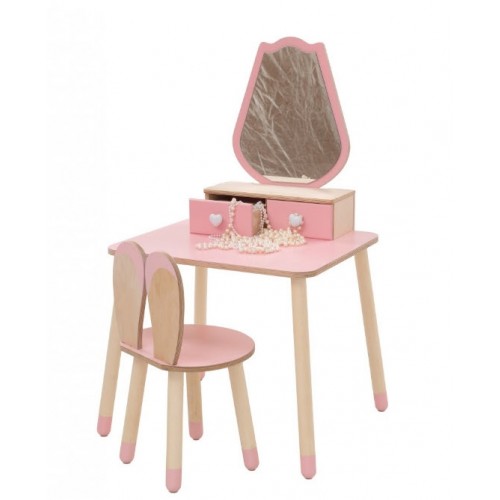 MONTESSORI KOZMETIČNA MIZICA TULIPAN (VEČ BARV)