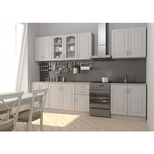 Kuhinja NIKA (260 cm) - Bela