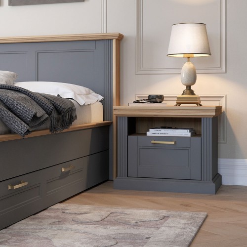 NOČNA OMARICA KALLA TARA-GRAFIT